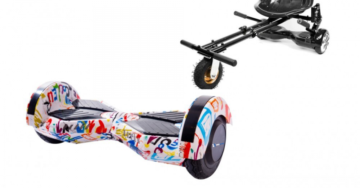 Pachet Hoverboard Cu Scaun Smartbalance Transformers Splash Roti