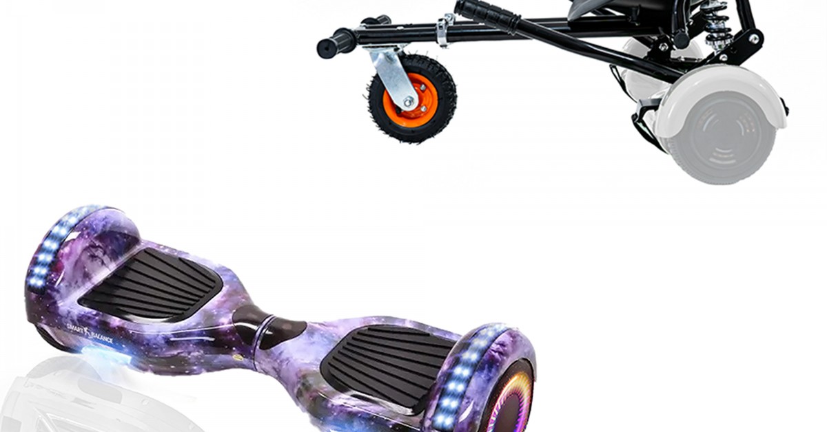 Pachet Hoverboard Inch Cu Scaun Cu Suspensii Regular Galaxy Pro