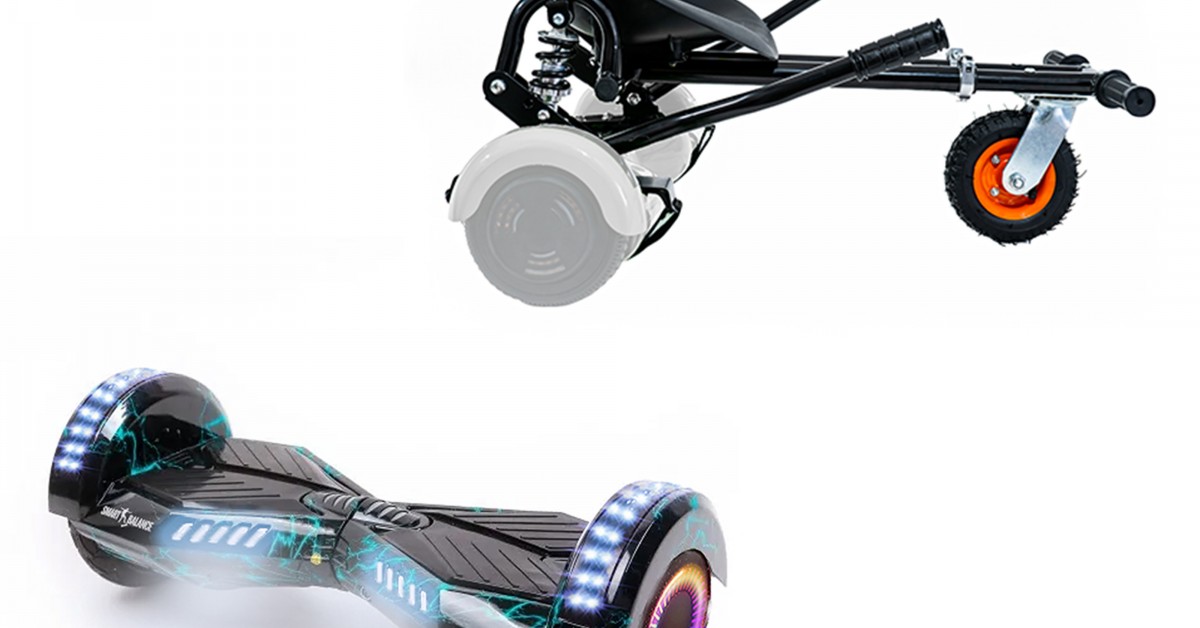 Pachet Hoverboard Inch Cu Scaun Cu Suspensii Transformers