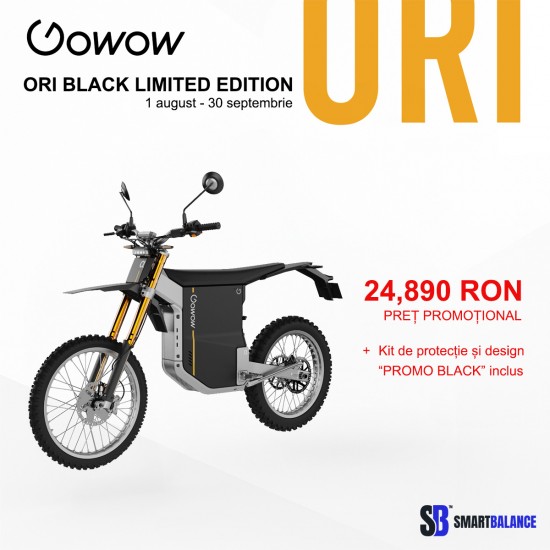 Motocicleta Electrica, Gowow ORI Street, capacitate 38.4 Ah, viteza 45 kmh, Autonomie 100 km, Dirtbike Electric Off-Road