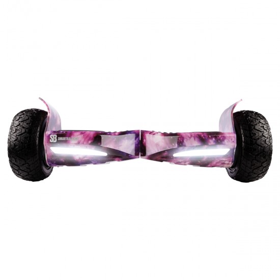 Pachet Hoverboard 8.5 inch cu Scaun cu Suspensii, Hummer Galaxy Pink PRO, Autonomie Extinsa si Hoverkart Albastru cu Suspensii Duble, Smart Balance 3