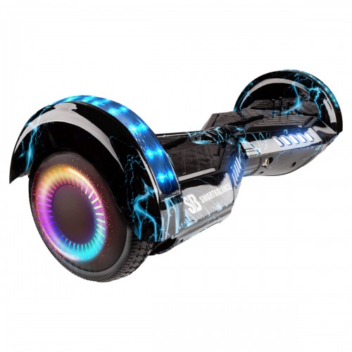 Hoverboard 6.5 inch, Transformers Thunderstorm Blue PRO, Autonomie Standard, Smart Balance