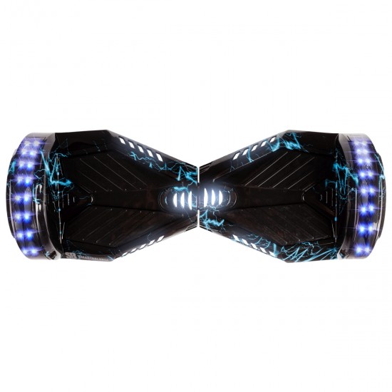 Hoverboard 8 inch, Transformers Thunderstorm Blue PRO, Autonomie Standard, Smart Balance 3