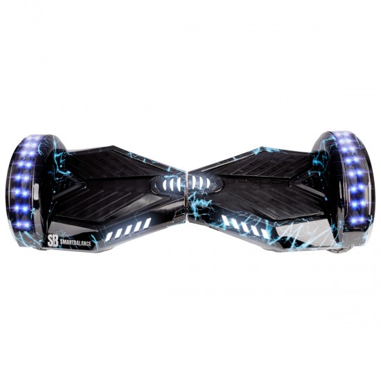 Hoverboard 8 inch, Transformers Thunderstorm Blue PRO, Autonomie Standard, Smart Balance 4