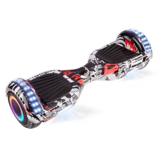 Pachet Hoverboard 6.5 inch cu Scaun Standard, Regular Last Dead PRO, Autonomie Standard si Hoverkart Ergonomic Albastru, Smart Balance 6