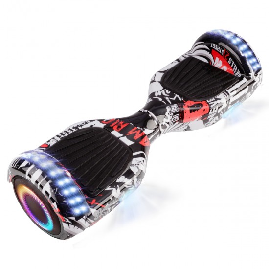 Pachet Hoverboard 6.5 inch cu Scaun cu Suspensii, Regular Last Dead PRO, Autonomie Extinsa si Hoverkart Albastru cu Suspensii Duble, Smart Balance 7