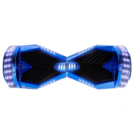 Pachet Hoverboard 6.5 inch cu Scaun cu Suspensii, Transformers ElectroBlue PRO, Autonomie Standard si Hoverkart Negru cu Suspensii Duble, Smart Balance 4