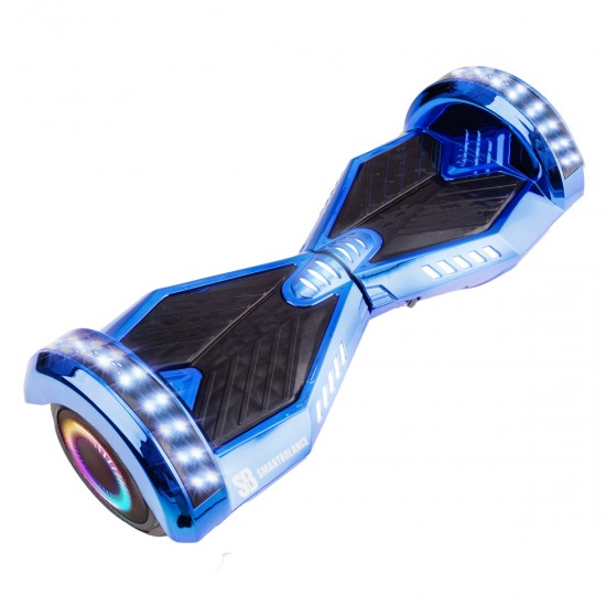 Pachet Hoverboard 6.5 inch cu Scaun cu Suspensii, Transformers ElectroBlue PRO, Autonomie Standard si Hoverkart Negru cu Suspensii Duble, Smart Balance 7