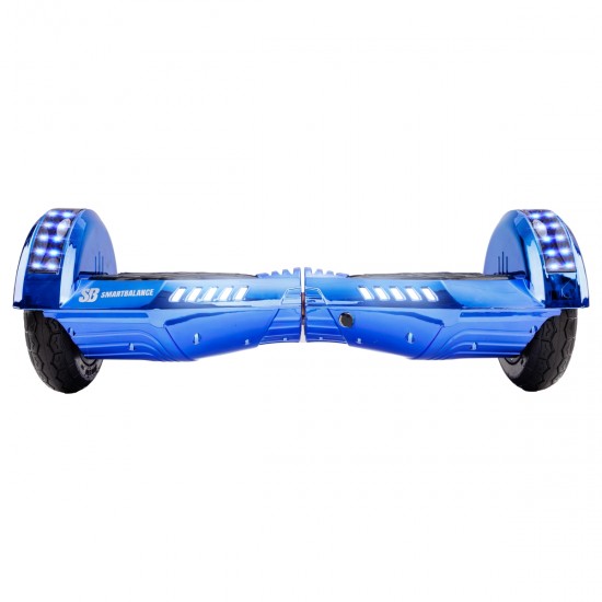 Pachet Hoverboard 8 inch cu Scaun Standard, Transformers ElectroBlue PRO, Autonomie Standard si Hoverkart Ergonomic Rosu, Smart Balance 3