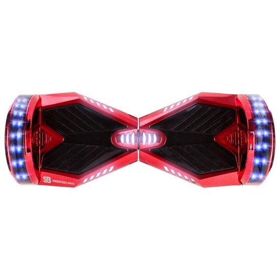 Pachet Hoverboard 6.5 inch cu Scaun Standard, Transformers ElectroRed PRO, Autonomie Standard si Hoverkart Ergonomic Roz, Smart Balance 4