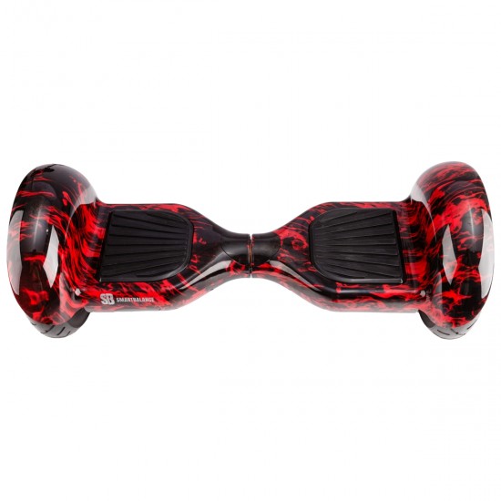 Pachet Hoverboard 10 inch cu Scaun Standard, Off-Road Flame, Autonomie Standard si Hoverkart Ergonomic Portocaliu, Smart Balance 5