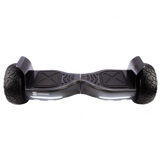 Pachet Hoverboard 8.5 inch cu Scaun Standard, Hummer Carbon PRO, Autonomie Extinsa si Hoverkart Ergonomic Roz, Smart Balance 5