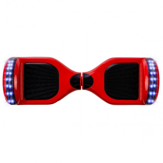 Pachet Hoverboard 6.5 inch cu Scaun Standard, Regular Red Junior, Autonomie Standard si Hoverkart Ergonomic Negru, Smart Balance 5