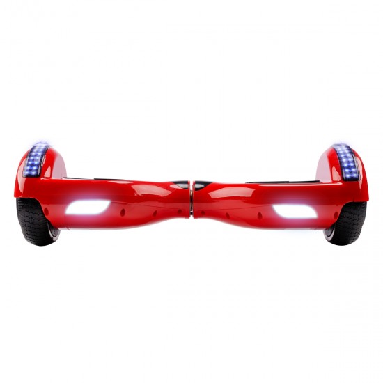 Pachet Hoverboard 6.5 inch cu Scaun Standard, Regular Red Junior, Autonomie Standard si Hoverkart Ergonomic Negru, Smart Balance 6