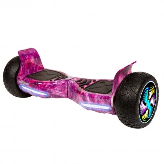 Hoverboard Off-Road, 8.5 inch, Hummer Galaxy Pink PRO, Autonomie Standard, Smart Balance