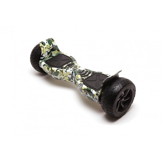 Hoverboard Off-Road, 8.5 inch, Hummer Camouflage, Autonomie Standard, Smart Balance 4