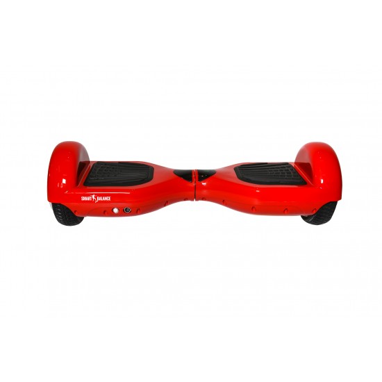Pachet Hoverboard 6.5 inch cu Scaun Standard, Regular Red PowerBoard PRO, Autonomie Extinsa si Hoverkart Ergonomic Rosu, Smart Balance 3