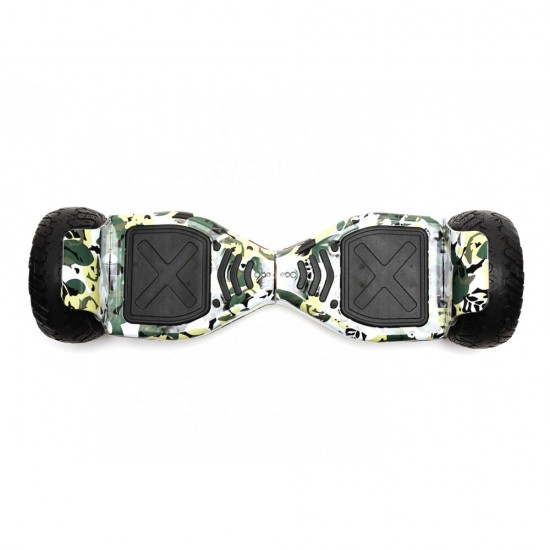Hoverboard Off-Road, 8.5 inch, Hummer Camouflage PRO, Autonomie Extinsa, Smart Balance 3