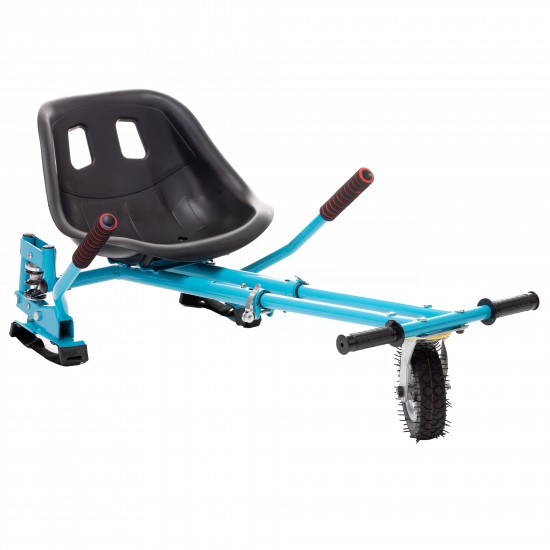 Pachet Hoverboard 6.5 inch cu Scaun cu Suspensii, Regular Black PRO, Autonomie Standard si Hoverkart Albastru cu Suspensii Duble, Smart Balance 5