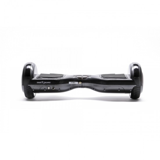 Pachet Hoverboard 6.5 inch cu Scaun cu Suspensii, Regular Carbon Junior, Autonomie Standard si Hoverkart Albastru cu Suspensii Duble, Smart Balance 3