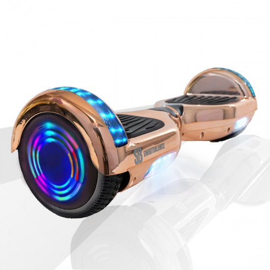 Pachet Hoverboard 6.5 inch cu Scaun cu Suspensii, Regular Iron Junior, Autonomie Standard si Hoverkart Rosu cu Suspensii Duble, Smart Balance 2