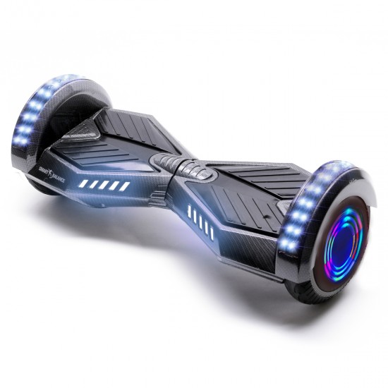 Hoverboard 6.5 inch, Transformers Carbon Junior, Autonomie Standard, Smart Balance