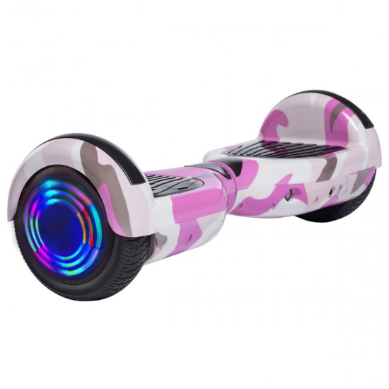 Hoverboard 6.5 inch, Regular Camouflage Pink Junior, Autonomie Standard, Smart Balance