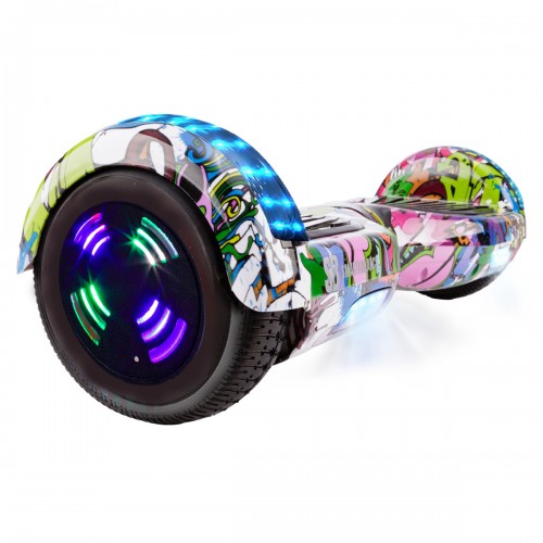 Hoverboard 6.5 inch, Regular Multicolor Junior, Autonomie Standard, Smart Balance