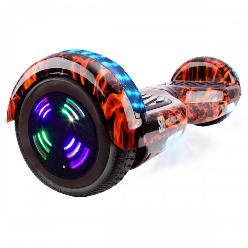 Hoverboard 6.5 inch, Regular Flame Junior, Autonomie Standard, Smart Balance