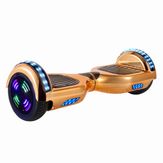 Pachet Hoverboard 6.5 inch cu Scaun cu Suspensii, Regular ElectroIron Junior, Autonomie Standard si Hoverkart Albastru cu Suspensii Duble, Smart Balance 5